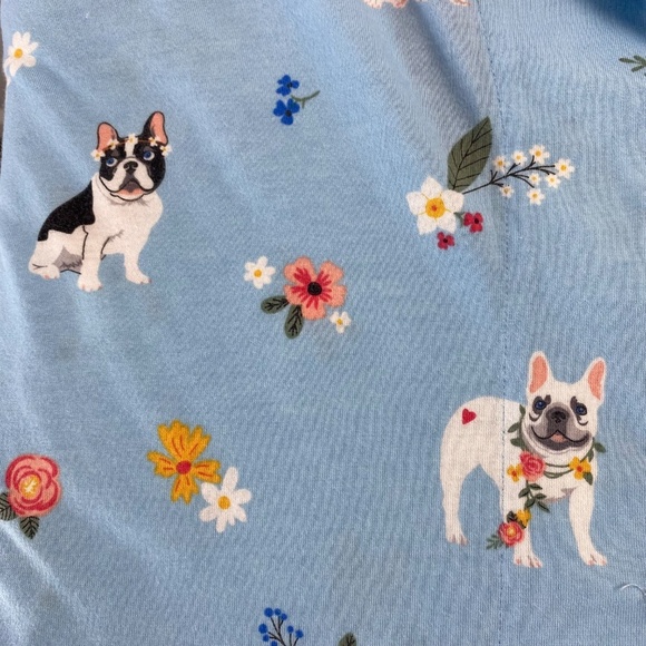 P.J. SALVAGE Pajama Set Paws & Breathe Dog Print Size L - Picture 8 of 14